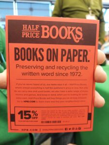 Half Priced Books Event