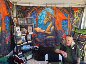 Solitaire Parke booth at Tucson Book Fair