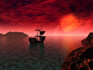 Lake of Fire artwork by Solitaire Park